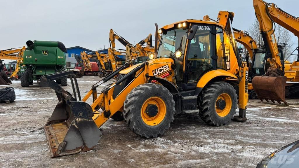 JCB 4 CX لوادر ذات جرافات عكسية