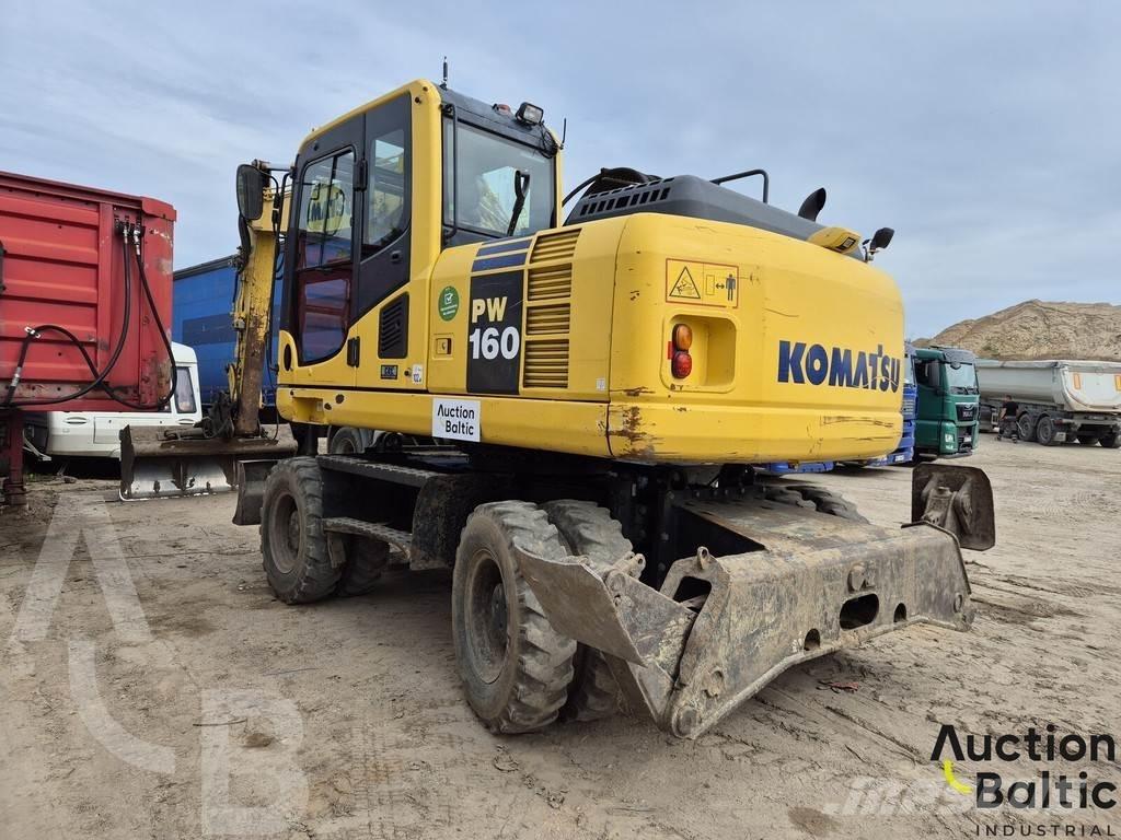 Komatsu PW160 حفارات بعجل