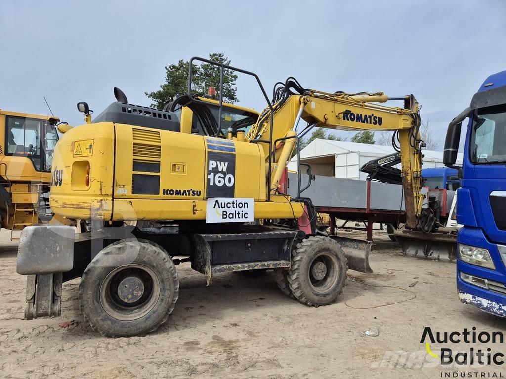 Komatsu PW160 حفارات بعجل