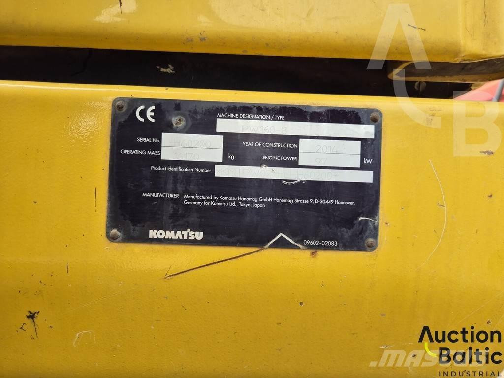 Komatsu PW160 حفارات بعجل