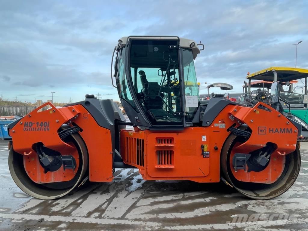 Hamm HD+ 140I VO مداحل ثنائية الاسطوانة