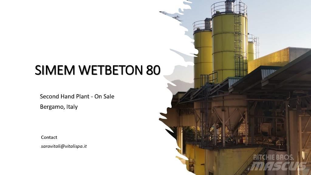  SIMEM WETBETON 80 خلاطات خرسانة