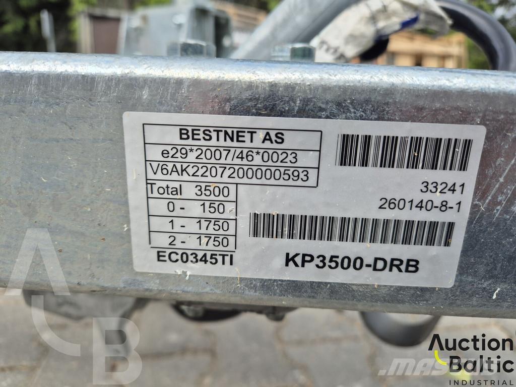  Tiki KP3500-DRB نصف مقطورات بباب جانبي