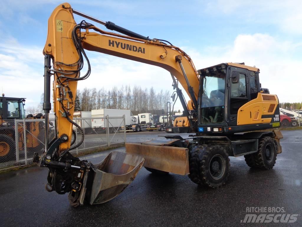 Hyundai HW 140 حفارات بعجل