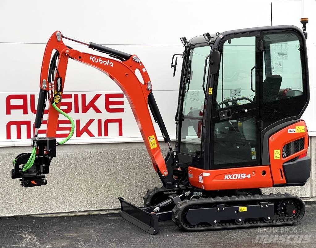 Kubota KX 019-4 حفارات صغيرة أقل من 7 طن (حفارات صغيرة)