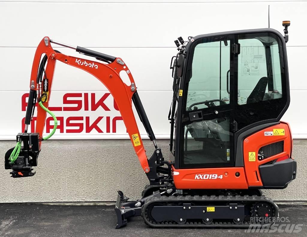 Kubota KX 019-4 حفارات صغيرة أقل من 7 طن (حفارات صغيرة)