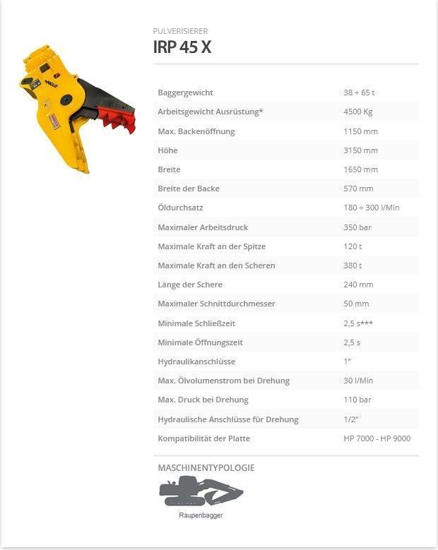 Indeco IRP 45 X جراشات البناء