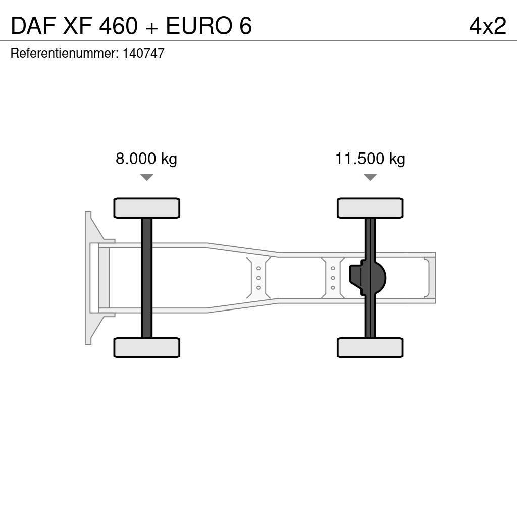 DAF XF 460 + EURO 6 وحدات الجر