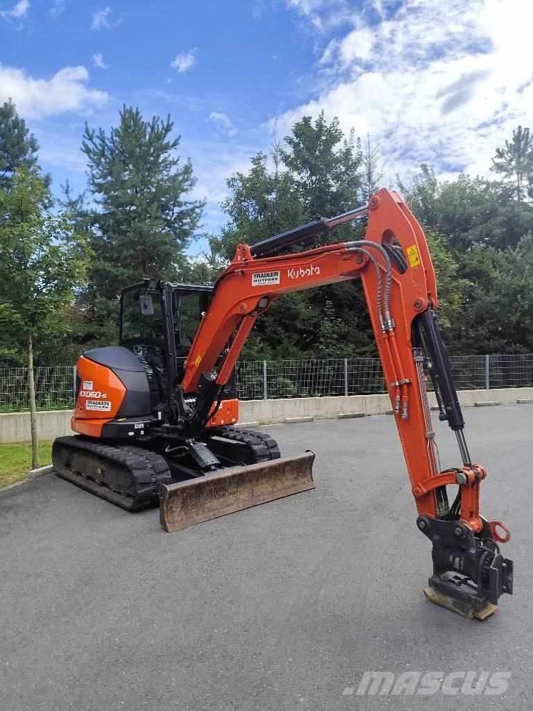 Kubota KX 060-5 حفارات صغيرة أقل من 7 طن (حفارات صغيرة)