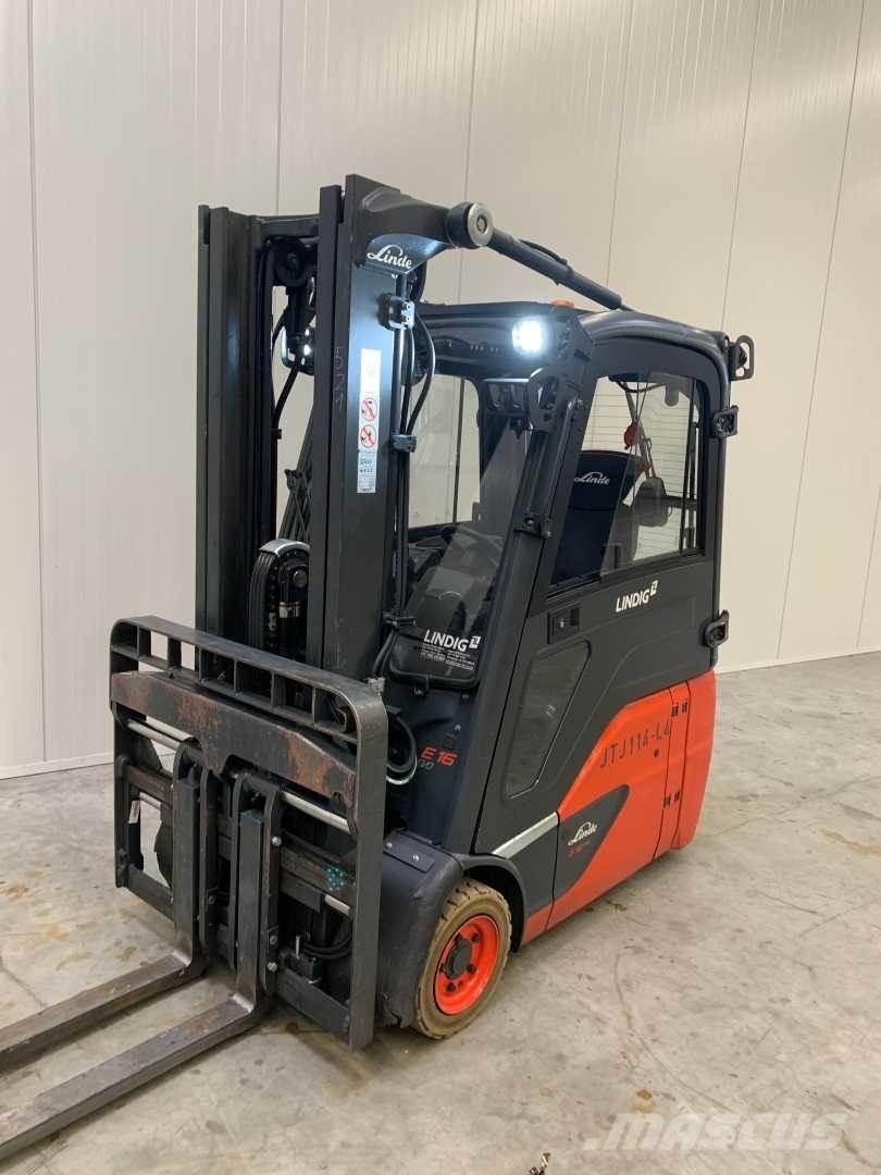 Linde E16 شاحنات ذات رافعات شوكية تعمل بالكهرباء