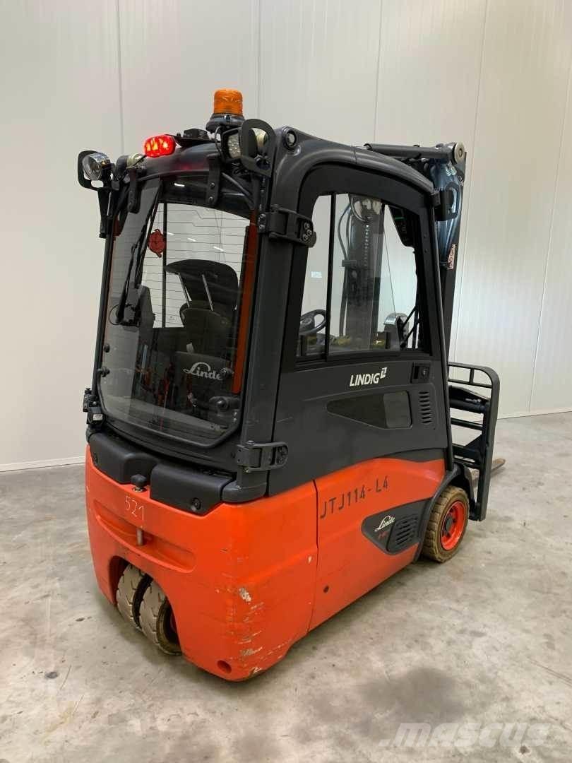 Linde E16 شاحنات ذات رافعات شوكية تعمل بالكهرباء
