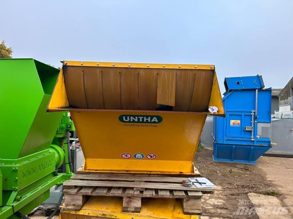 Untha RS50 Feed Hood قطع غيار المخلفات / إعادة التدوير والمحاجر