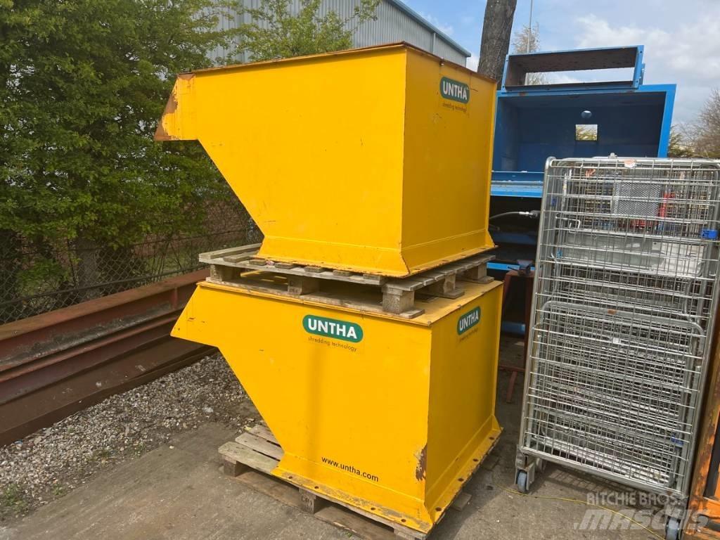 Untha RS50 Feed Hood قطع غيار المخلفات / إعادة التدوير والمحاجر