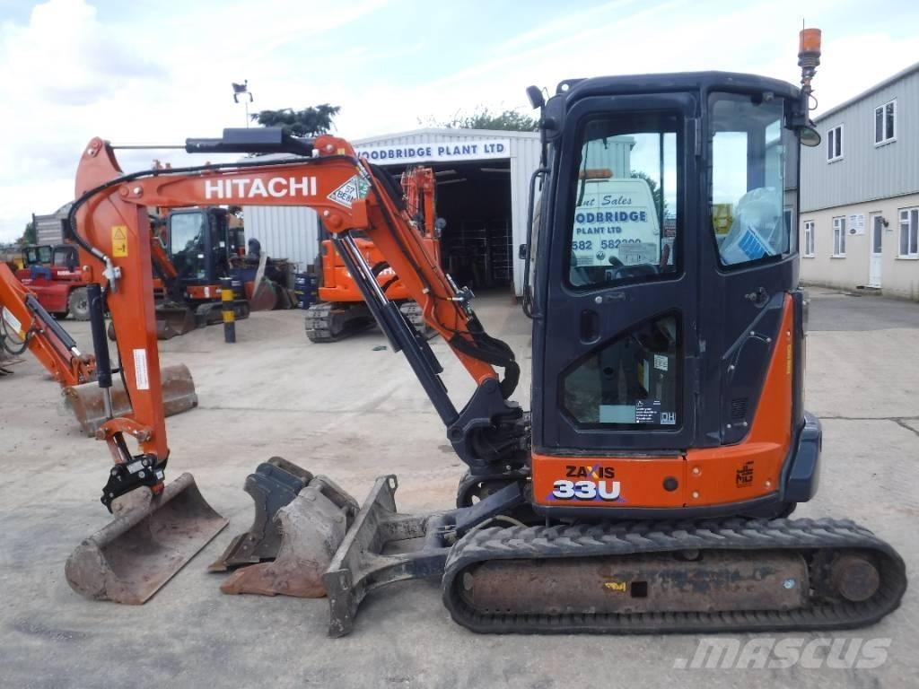 Hitachi ZX 33 U-6 حفارات صغيرة أقل من 7 طن (حفارات صغيرة)