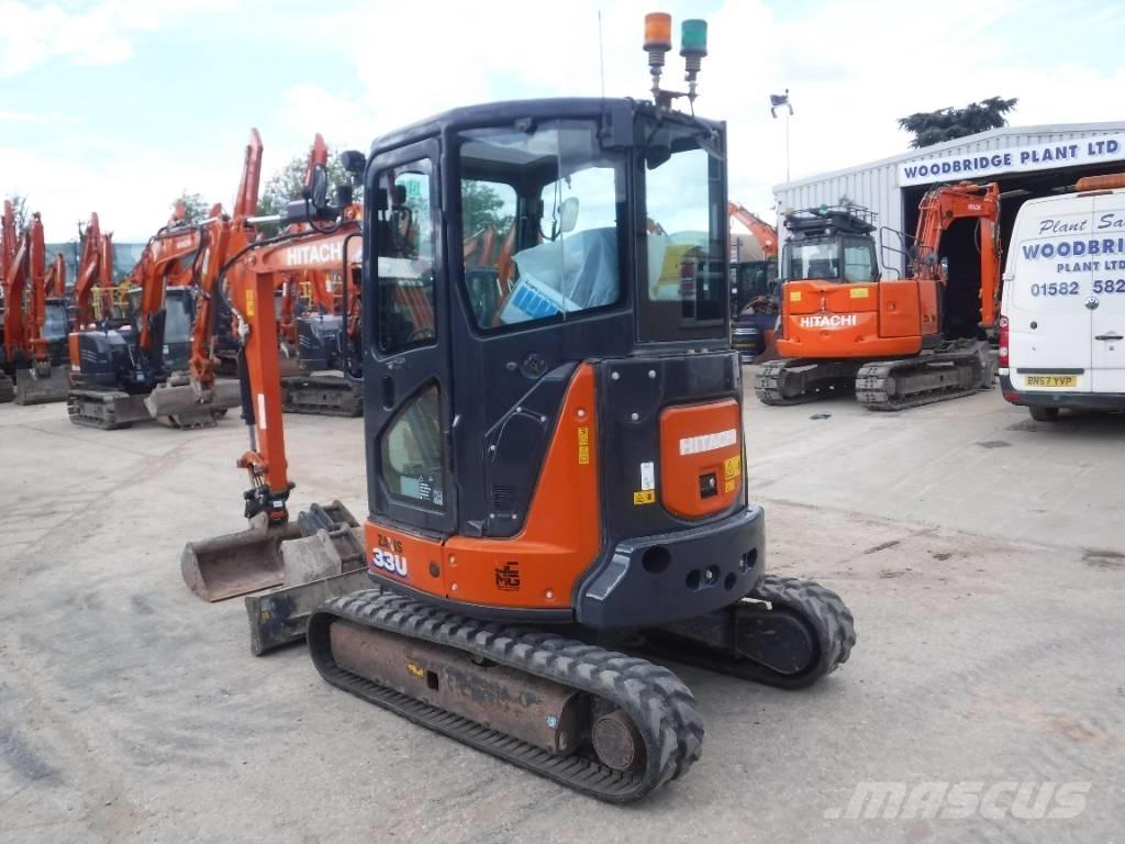 Hitachi ZX 33 U-6 حفارات صغيرة أقل من 7 طن (حفارات صغيرة)