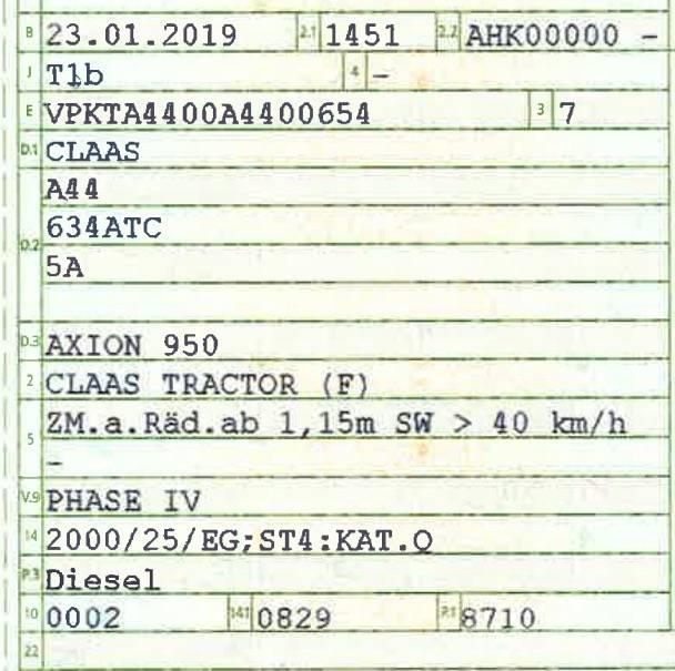 CLAAS Axion 950 الجرارات