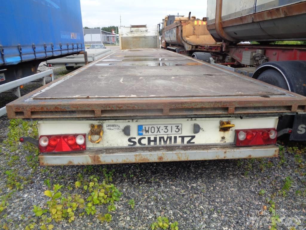 Schmitz SO1-SCS 24 نصف مقطورات مسطحة / مفصلية الجوانب