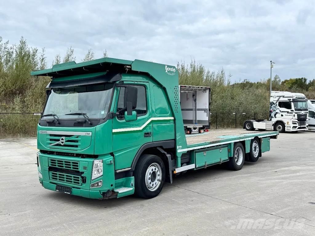 Volvo FM 420 6x2 شاحنات مسطحة/مفصلية الجوانب