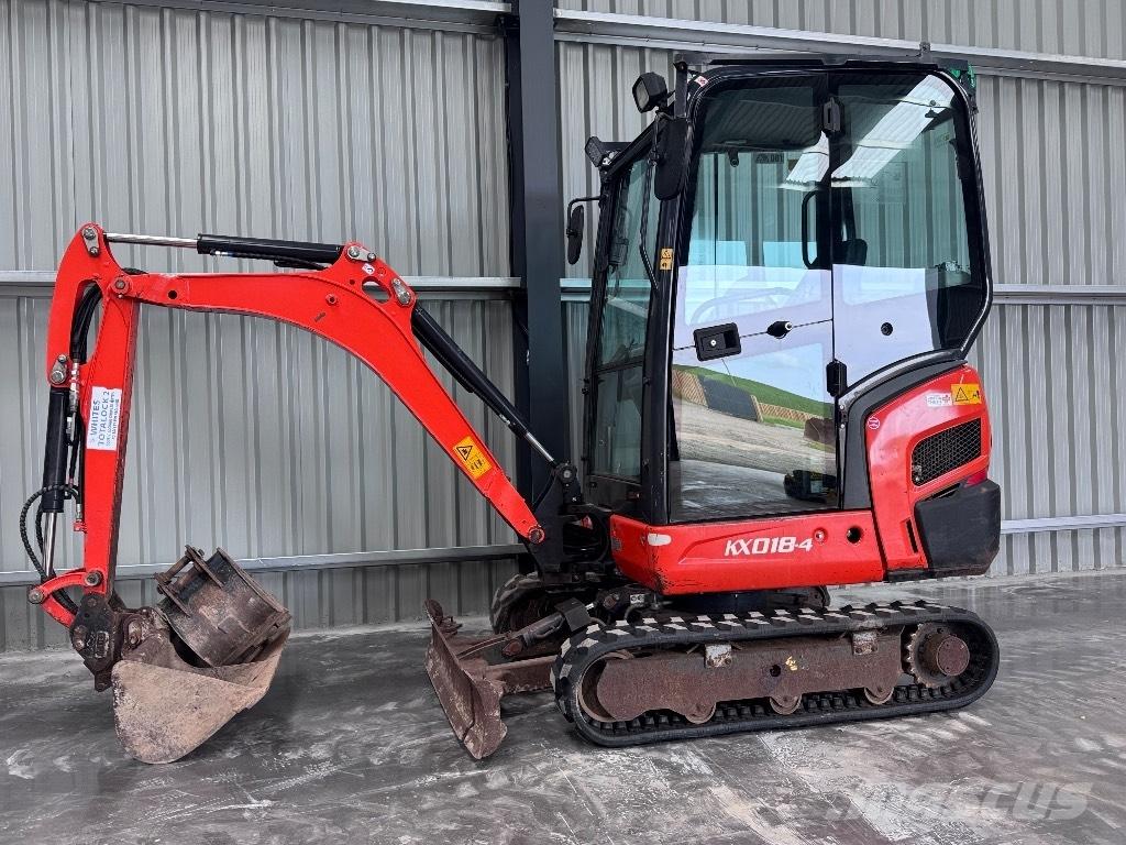 Kubota KX 018-4 حفارات صغيرة أقل من 7 طن (حفارات صغيرة)