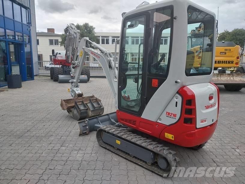 Takeuchi TB 216 A حفارات صغيرة أقل من 7 طن (حفارات صغيرة)