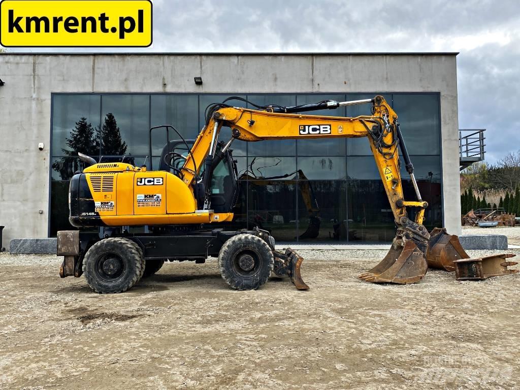 JCB JS 145 W حفارات بعجل