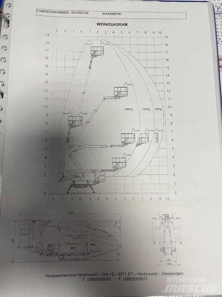 Imer IMR 19B رافعات سلة مفصلية
