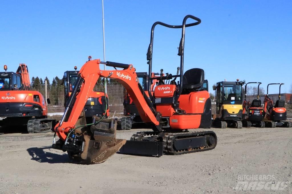 Kubota K008-3 حفارات صغيرة أقل من 7 طن (حفارات صغيرة)