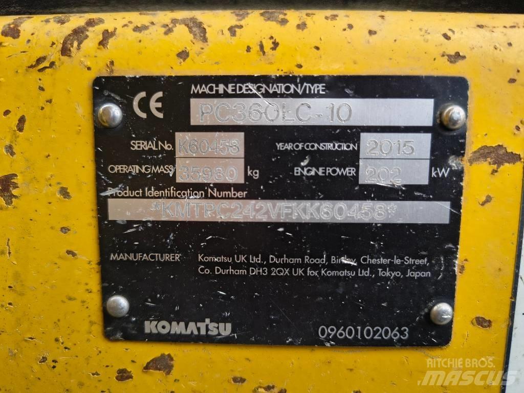 Komatsu PC 360 LC-10 حفارات زحافة