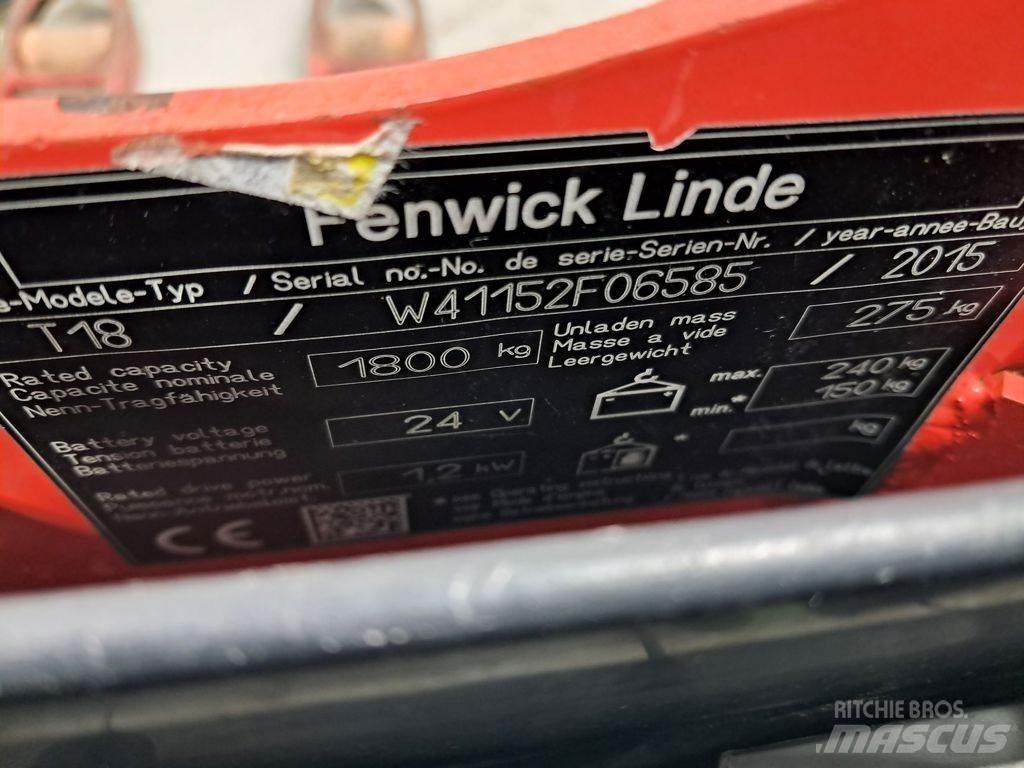 Linde T18 معدات الرفع منخفض المستوى