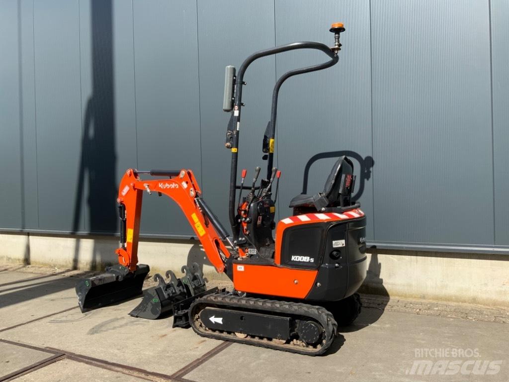 Kubota K008-5 حفارات صغيرة أقل من 7 طن (حفارات صغيرة)