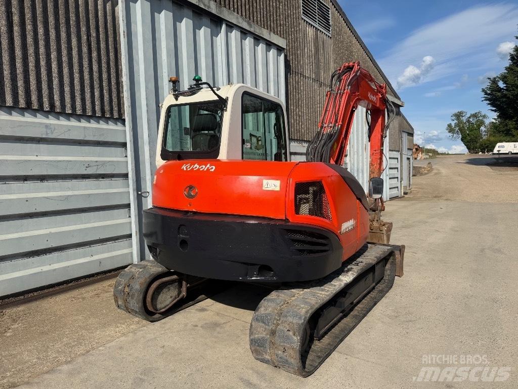Kubota KX 080 حفارات وسط 7 طن - 12 طن