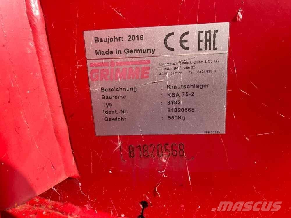 Grimme KSA 75-2 معدات زراعة وحصاد البطاطس - أخرى