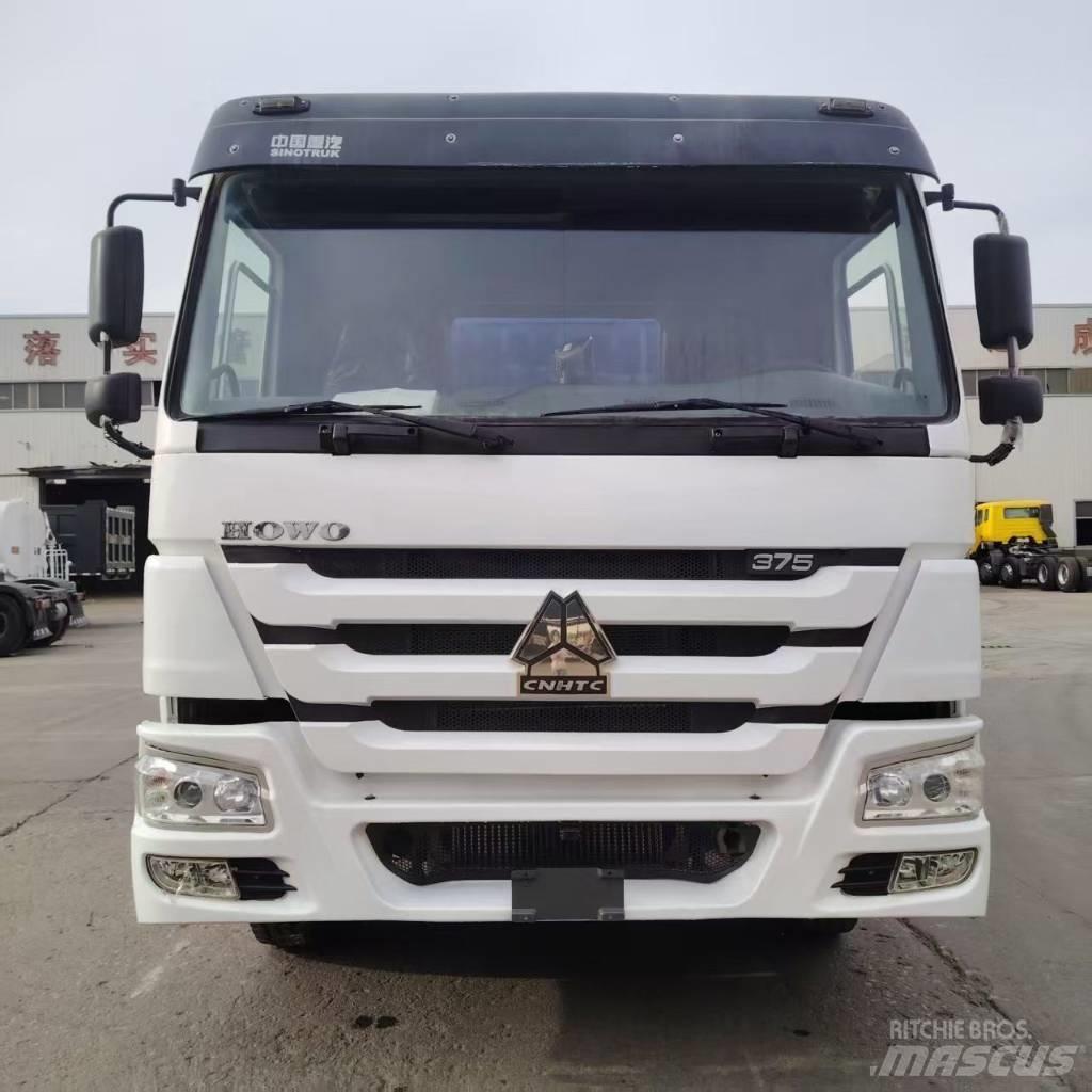 Howo 375 شاحنات مسطحة/مفصلية الجوانب