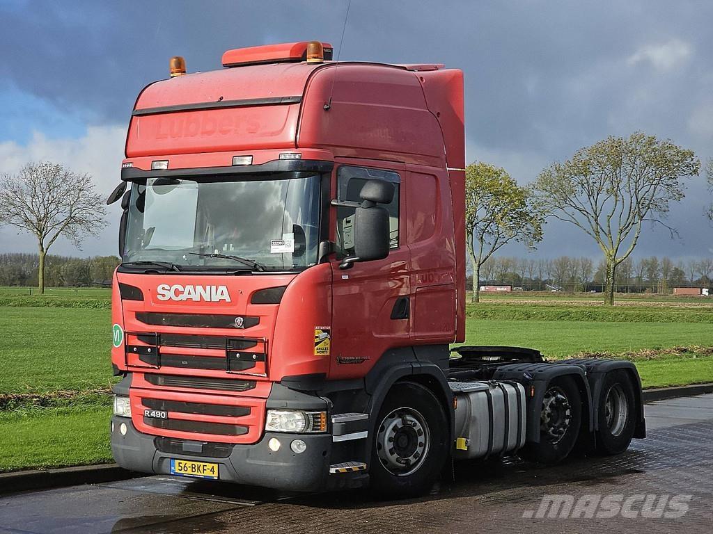 Scania R490 وحدات الجر