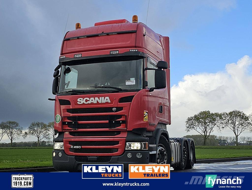 Scania R490 وحدات الجر