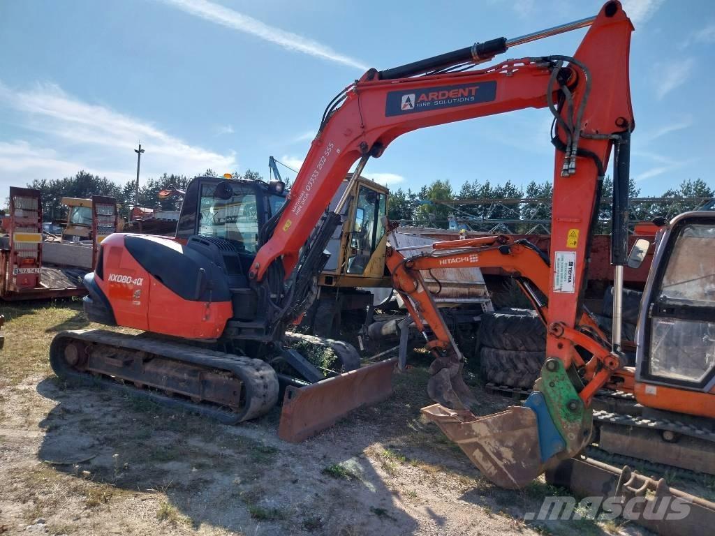 Kubota KX 080-4 حفارات وسط 7 طن - 12 طن