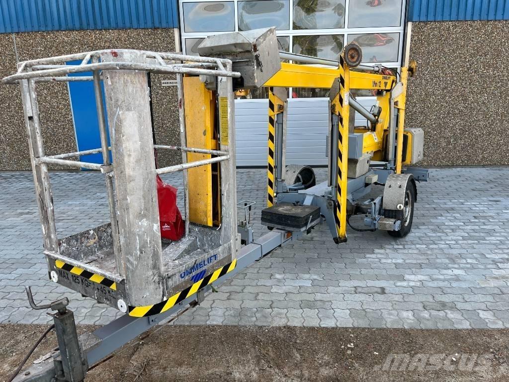 Omme Mini 12 EBJ المنصات الهوائية المثبتة على مقطورة