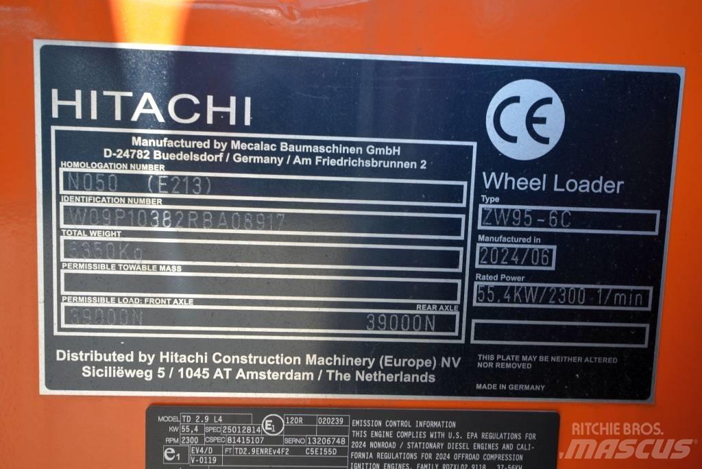 Hitachi ZW 95-6 C لوادر بعجل