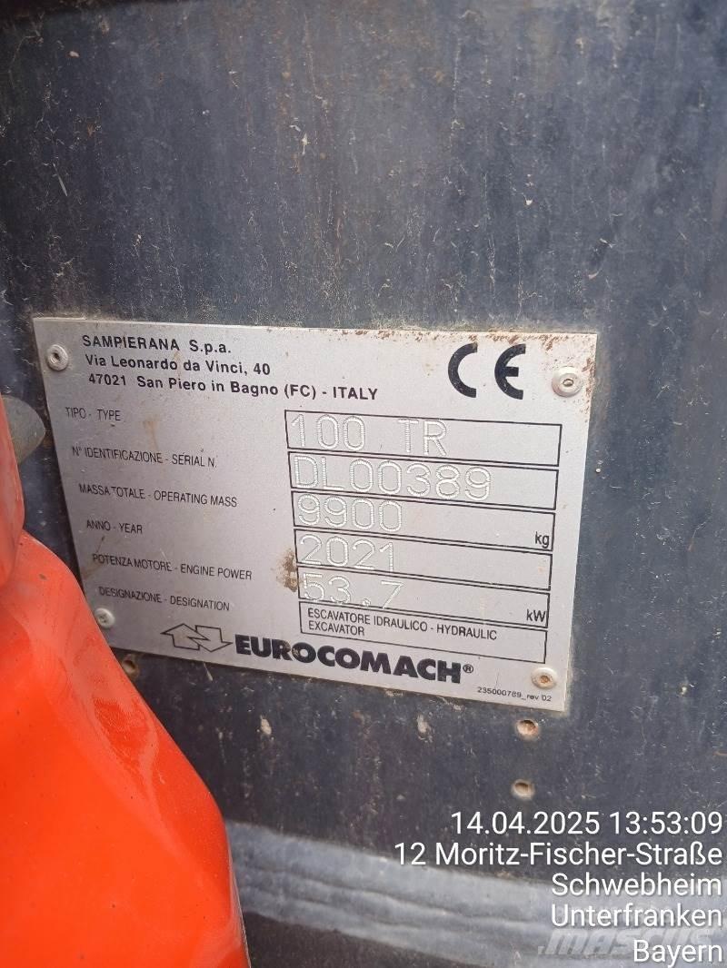 Eurocomach 100TR حفارات صغيرة أقل من 7 طن (حفارات صغيرة)