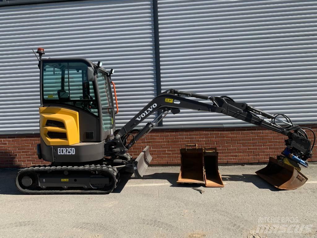 Volvo ECR25D حفارات صغيرة أقل من 7 طن (حفارات صغيرة)