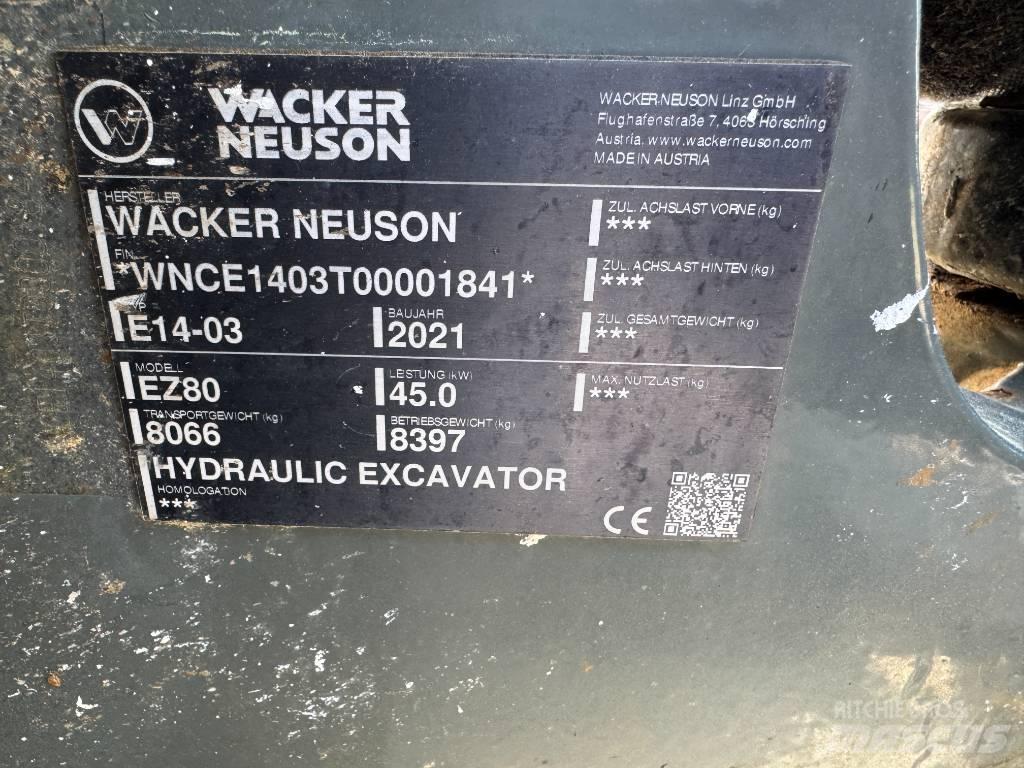 Wacker Neuson EZ80 حفارات زحافة