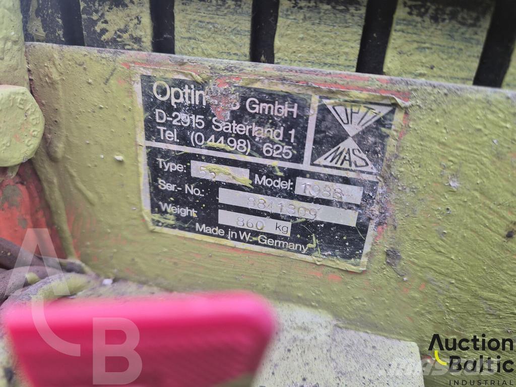 Optimas 55 معدات التعامل مع المواد ووضعها