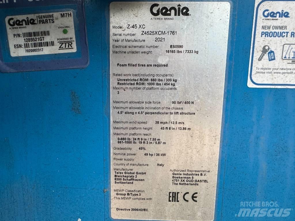 Genie Z 45/25 XC رافعات سلة مفصلية