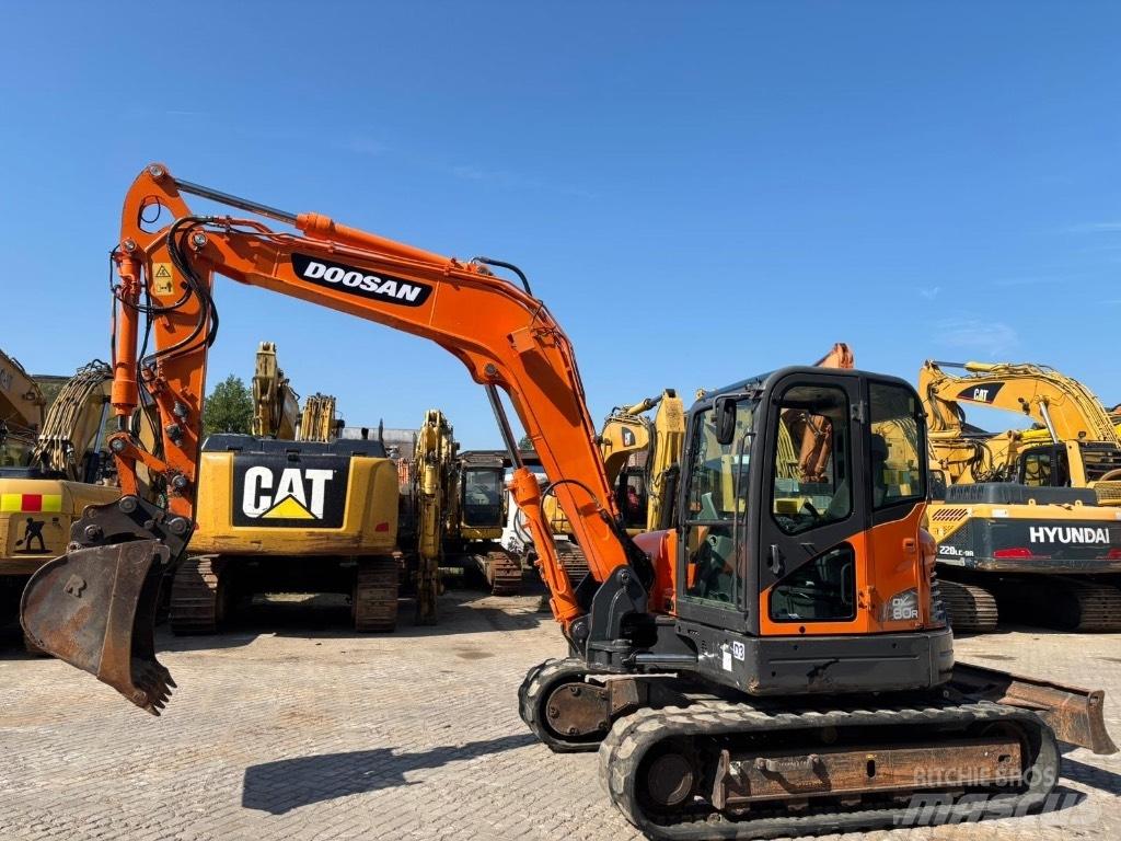 Doosan DX 80 R حفارات وسط 7 طن - 12 طن