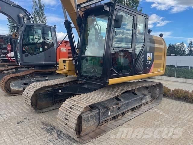 CAT 318FL حفارات زحافة