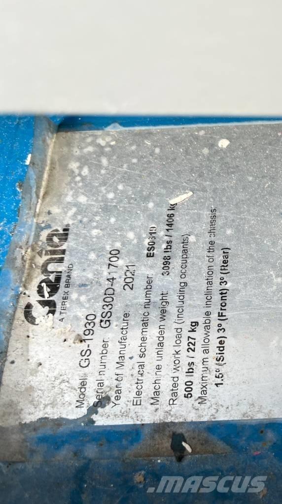 Genie GS 1930E-Drive رافعات مقصية الشكل