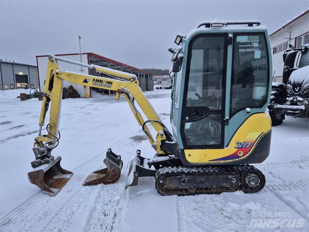 Yanmar SV17 حفارات صغيرة أقل من 7 طن (حفارات صغيرة)