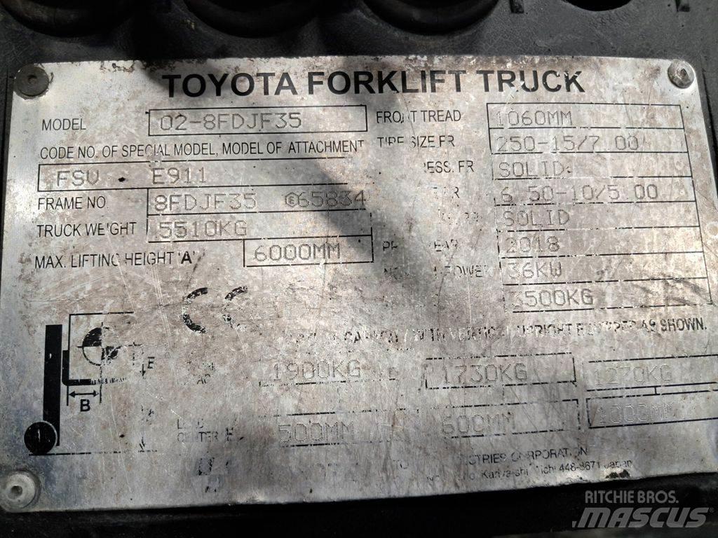 Toyota 02-8FDJF35 شاحنات الديزل