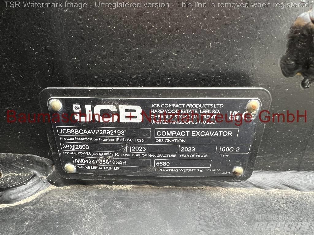 JCB 60C-2 -Demo- حفارات صغيرة أقل من 7 طن (حفارات صغيرة)