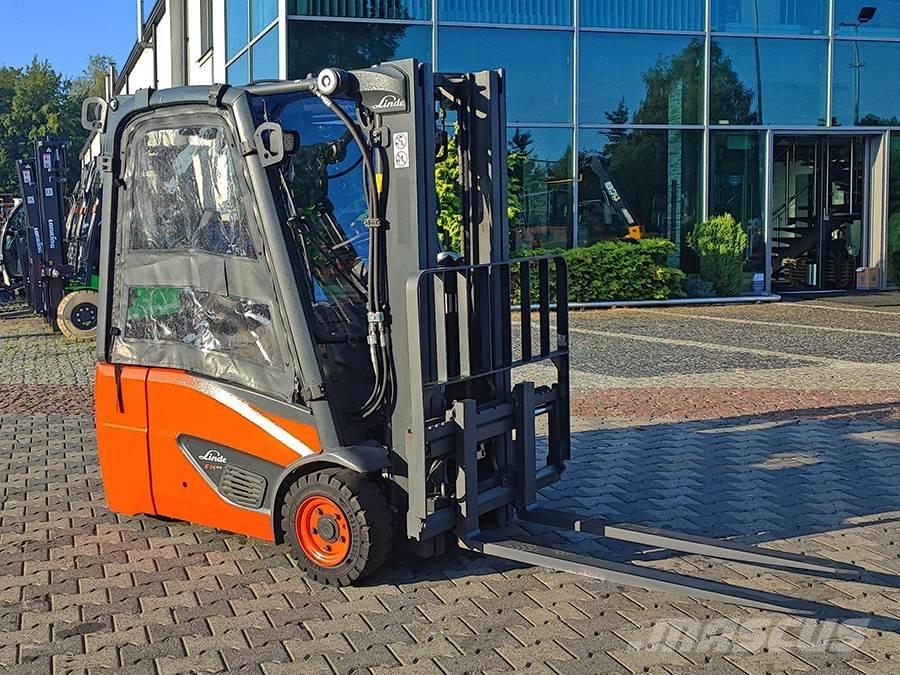Linde E14-02 شاحنات ذات رافعات شوكية تعمل بالكهرباء